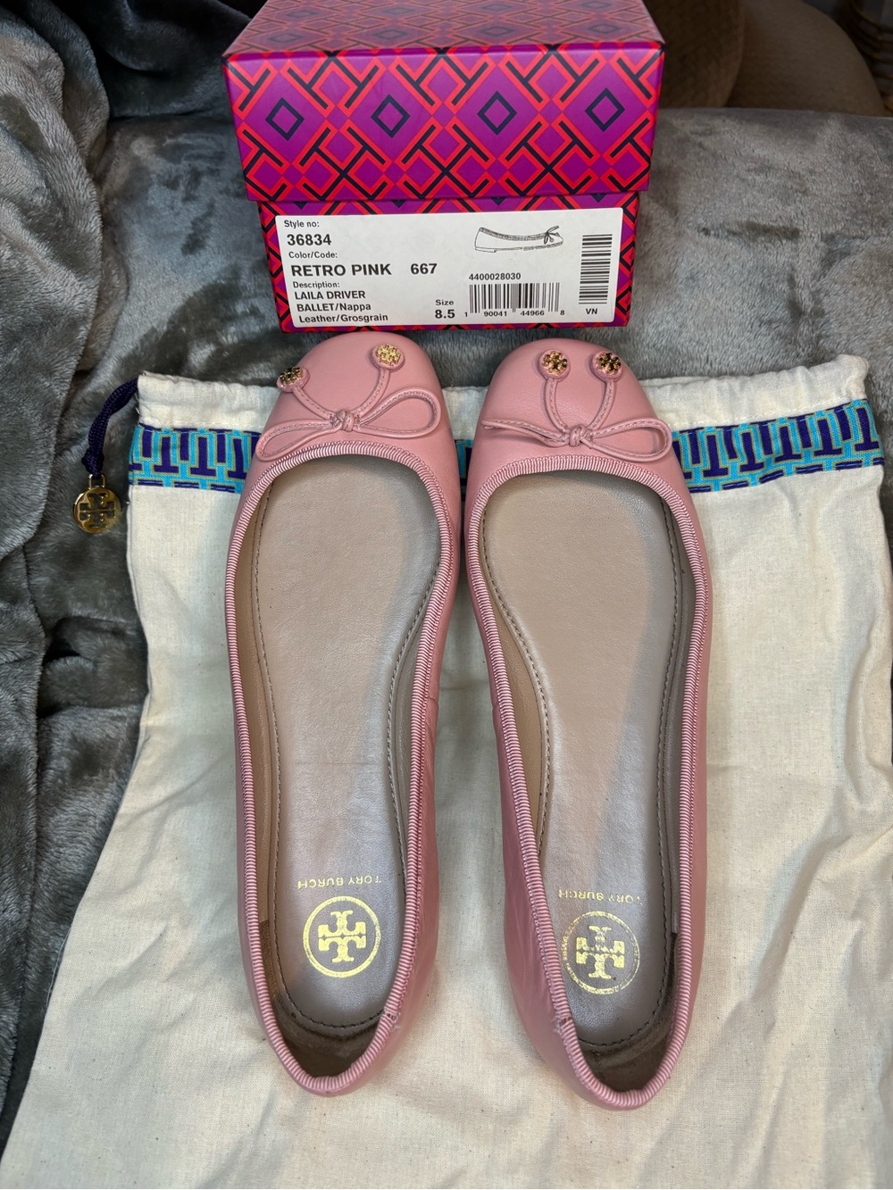Tory Burch Laila Driver Ballet Flats - Women's